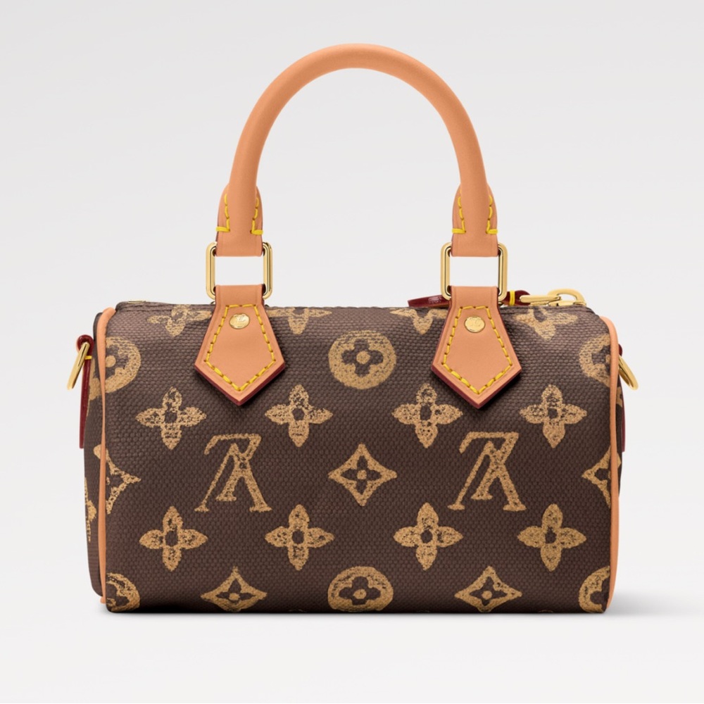 NIB Louis Vuitton 130 year Anniversary Monogram Brown Nano Speedy - Picture 4 of 10
